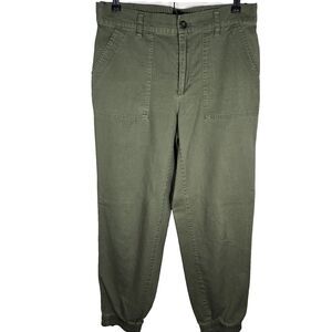 Gap Green Cotton Blend Joggers Medium